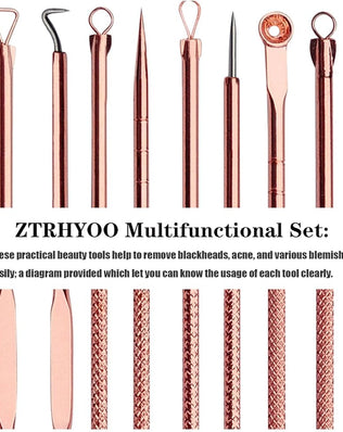 Blackhead Remover Pimple Comedone Extractor Tool Best Acne Removal Kit