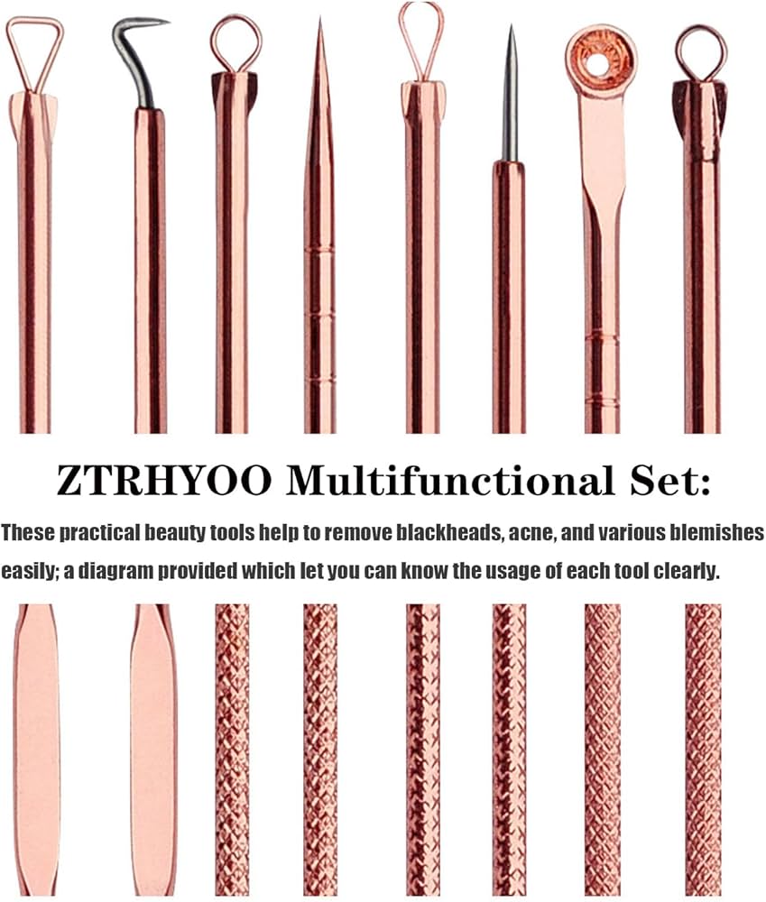 Blackhead Remover Pimple Comedone Extractor Tool Best Acne Removal Kit