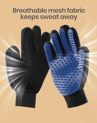 Dog Grooming Glove, Gentle Pet Grooming Glove Brush, Efficient Pet Hair Remover