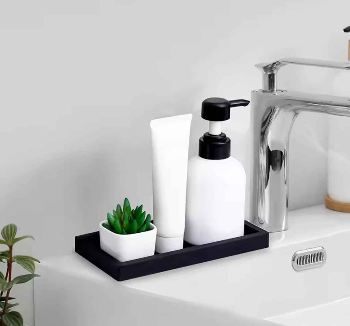 Silicone Sink Organizer Tray for Dish Soap, Brush - Problems Solved