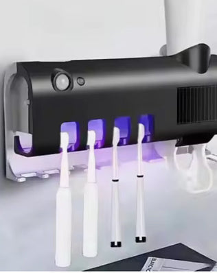 Wall-Mounted Solar UV Toothbrush Sterilizer with Holder - Problems Solved