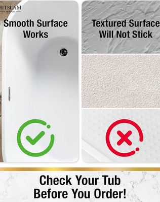 Problems Solved non-slip bath mat, 101x40 cm extra long shower mat with BPA-free, textured surface for safe, secure grip in bathroom.