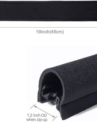 [4 Pcs] Cable Tidy Management Sleeve, 50 cm long, Wire Hider Cord Organizer