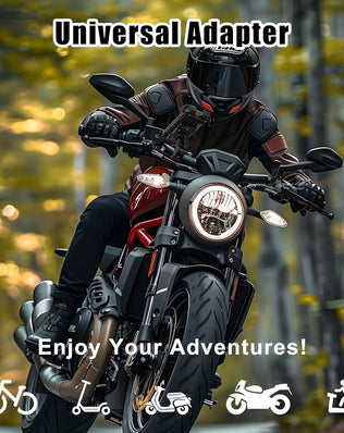 Problems Solved bike phone handlebar mount with anti-vibration and safety lock, 360º rotation for motorbikes.