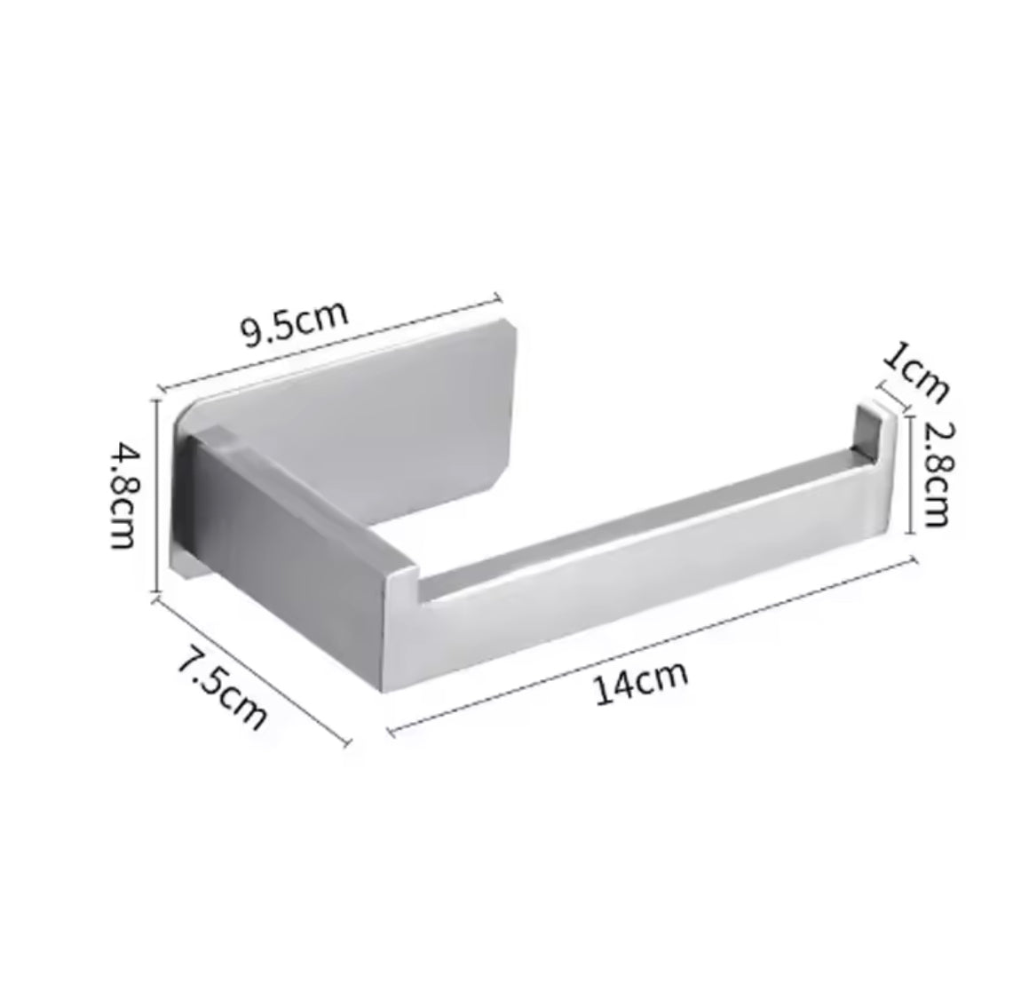 Stainless Steel Toilet Roll Holder Self Adhesive in Bathroom - Problems Solved
