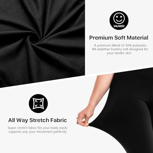 Black women's high waist sports leggings by Problems Solved, large size, suitable for gym and outdoor activities.