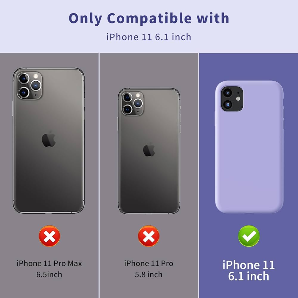 Silicone Case iPhone 11 Case Soft Ultra Slim Protective Shockproof Liquid Case