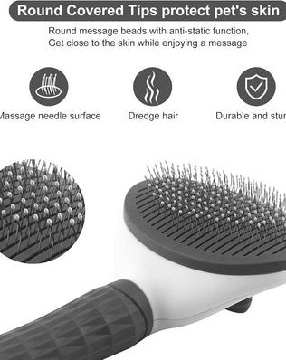 Cat Brush Dog Brush, Grooming Slicker Brushes For Grooming, Shedding Tool Dogs