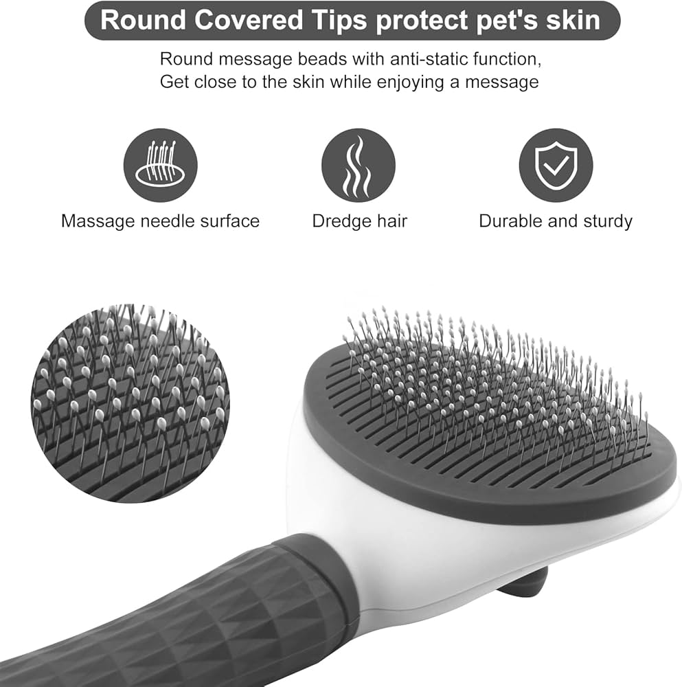 Cat Brush Dog Brush, Grooming Slicker Brushes For Grooming, Shedding Tool Dogs