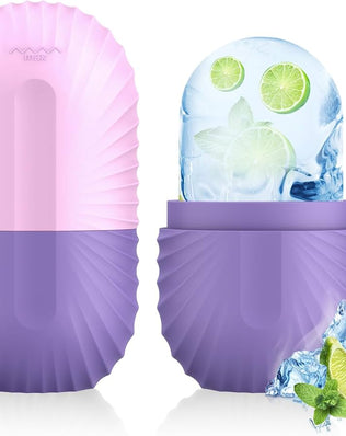 Ice Roller for Face and Eye, Silicone Ice Facial Roller Ice Holder, Face Ice Mold