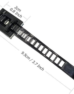 Pack of 25 3M Quality Self Adhesive Cable Organizer, Cable Organizer for Desk