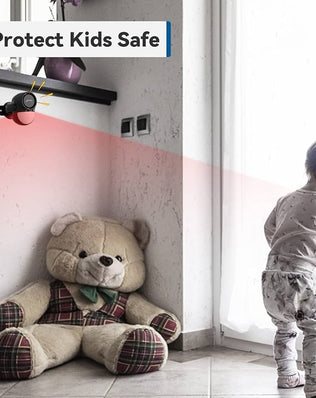 Indoor Motion Sensor Alarm with Siren, Wireless Infrared DIY PIR Motion Detector