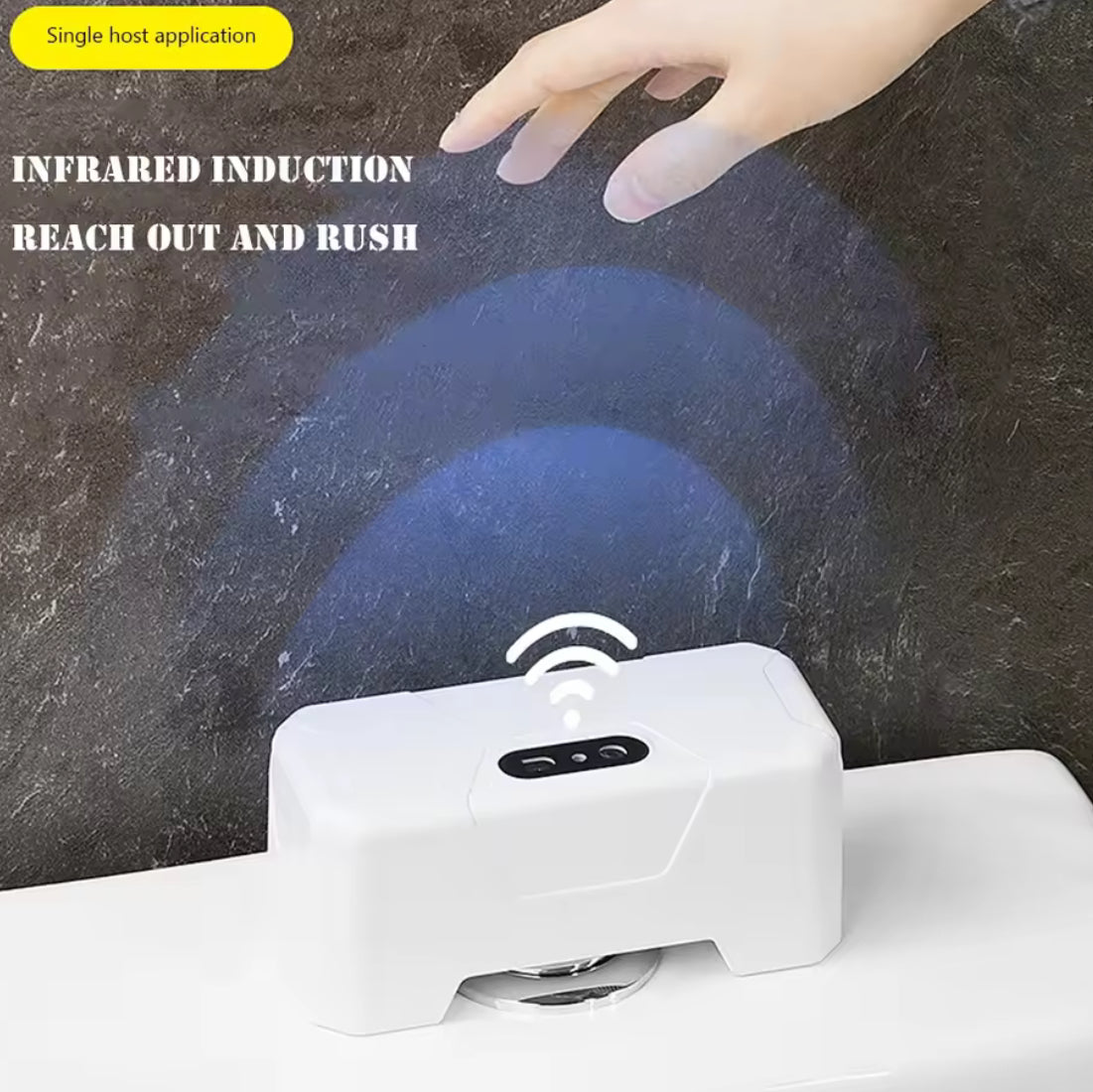 Automatic Toilet Flush Button with Wireless Sensor Control - Problems Solved