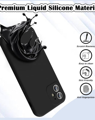 Problems Solved silicone iPhone 11 case with soft gel rubber cover, shockproof and protective phone case design.