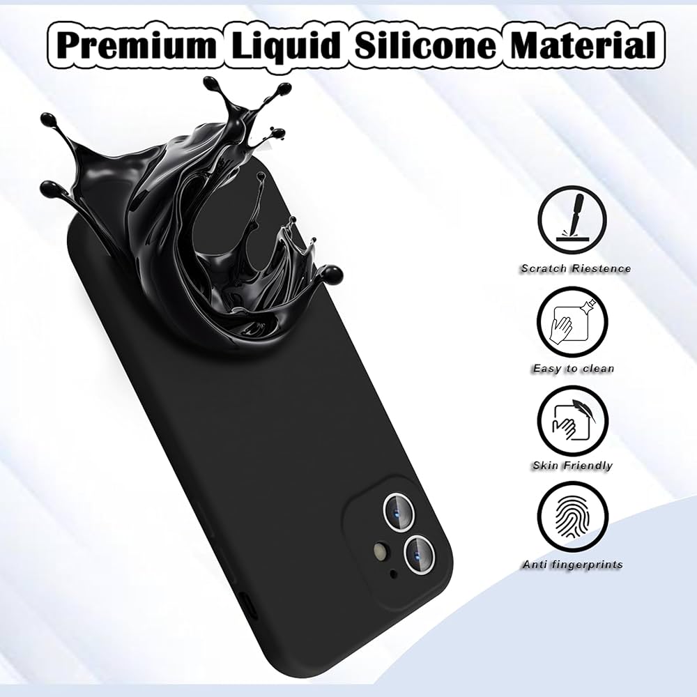 Problems Solved silicone iPhone 11 case with soft gel rubber cover, shockproof and protective phone case design.