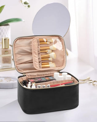 Makeup Bag, Portable Cosmetic Bag, Travel Makeup Case Organiser
