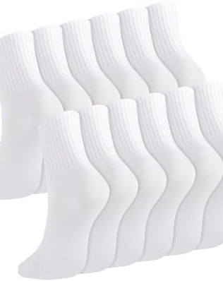 Six pairs of Problems Solved women's breathable cotton ankle socks, ideal for sports, gym, and leisure activities.