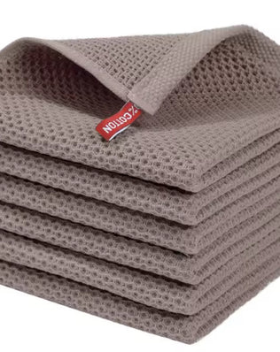 Set of 6 Problems Solved No Trace Absorbent Dish Rags for kitchen, featuring quick-drying, lint-free microfiber cloths