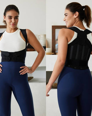 Back Brace, Posture Corrector for Women and Men, Adjustable Full Back Support