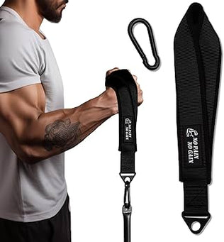 Arm Wrestling Training Strap Belt Hand Grip Arm Finger Forearm Exerciser Strengthener