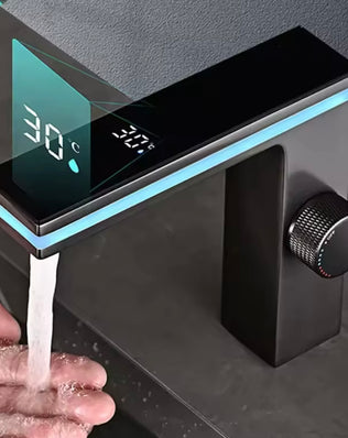 LED Digital Display Brass Bathroom Faucet - Problems Solved