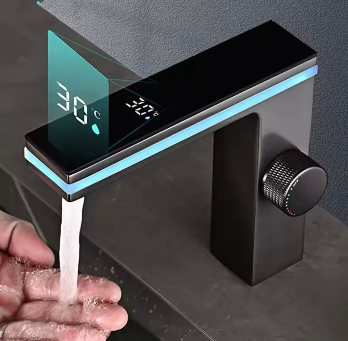 LED Digital Display Brass Bathroom Faucet - Problems Solved