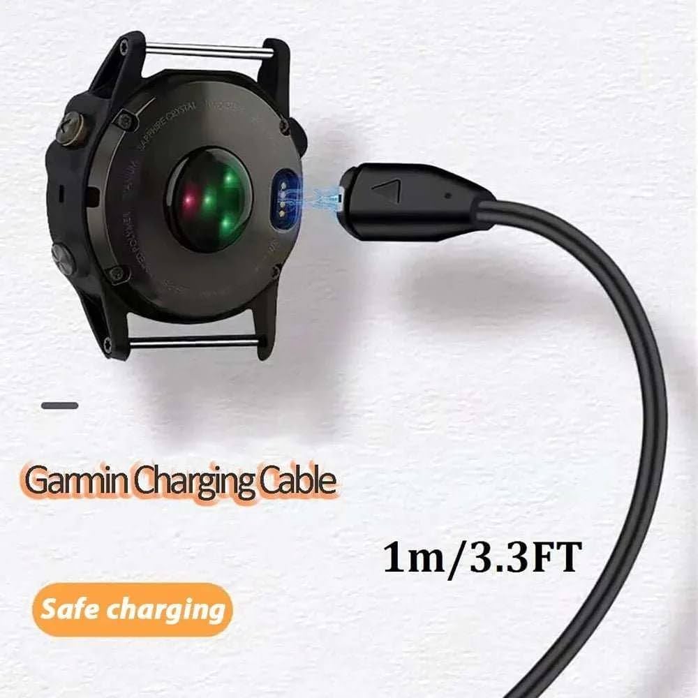 Problems Solved Garmin charger compatible with Garmin devices, featuring a compact design and secure connection for reliable charging.