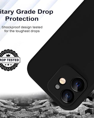 Problems Solved silicone iPhone 11 case with soft gel rubber cover, shockproof and protective for the phone.