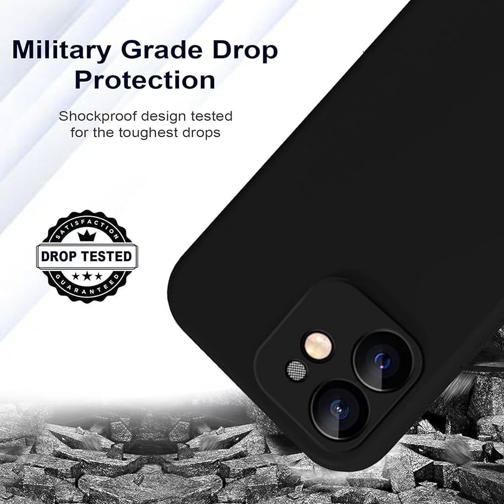 Problems Solved silicone iPhone 11 case with soft gel rubber cover, shockproof and protective for the phone.