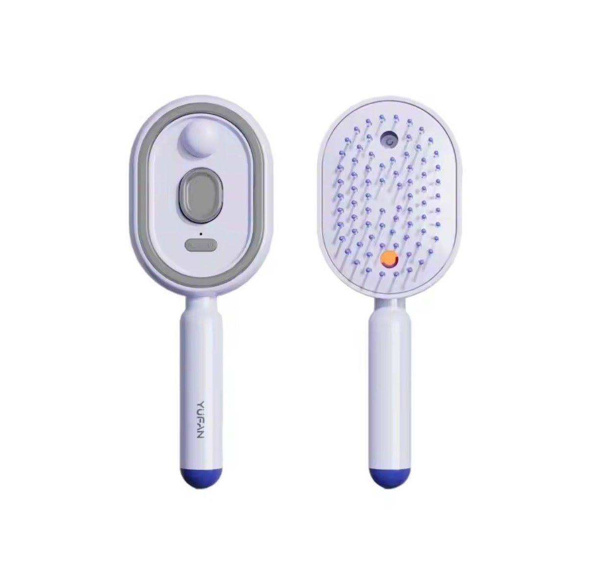 Electric Spray Air Massage Comb, Anti-Tangle & Essential Oil Mist Hair Straightener Brush