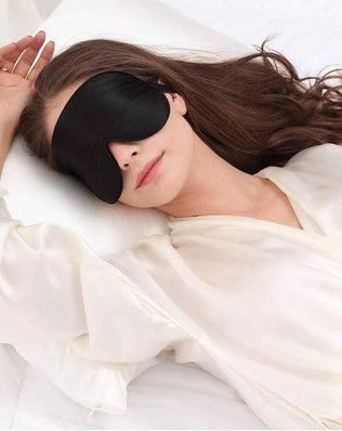 Organic Silk Sleep Mask Super Smooth Skin Care Soft Padding Lightweight