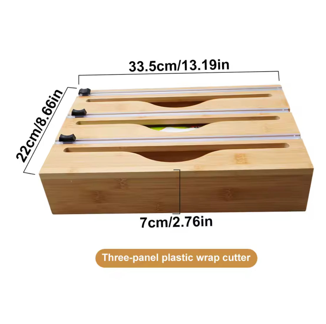 Kitchen Wrap Dispenser with Foil & Cling Film Cutter - Problems Solved