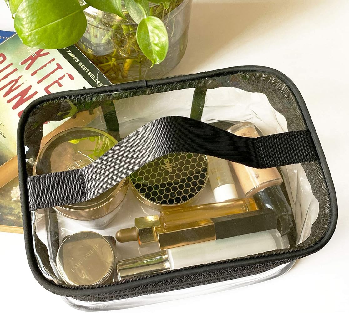 Toiletry Bag Makeup Cosmetic Clear Bag Portable Waterproof Transparent Travel Large