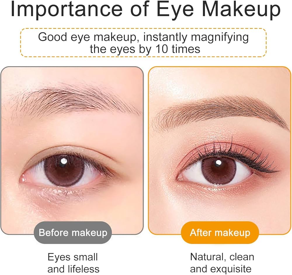 Set of nine Problems Solved eyeshadow makeup brushes for precise eye makeup application in a professional eye brush set.