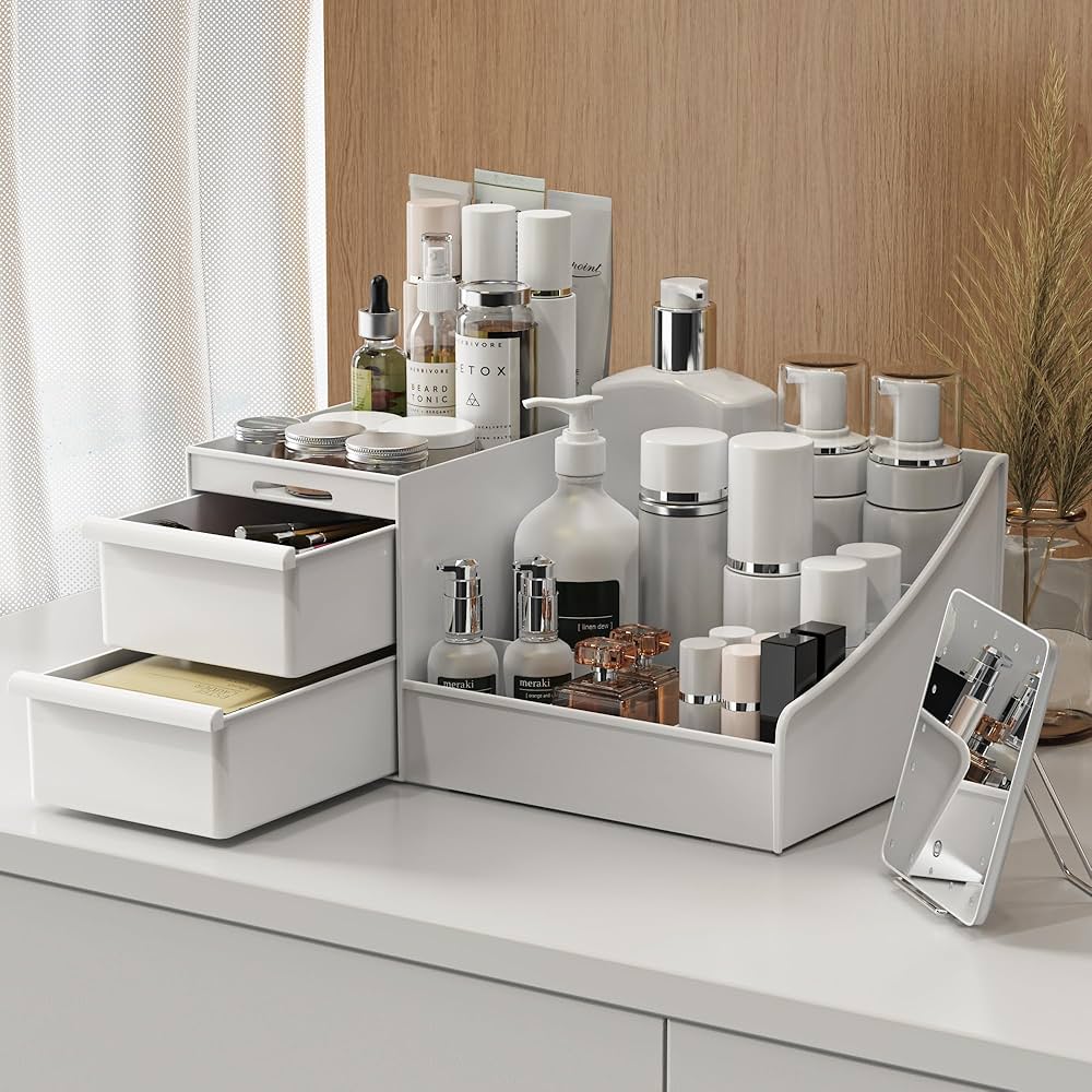 Makeup Organizer Storage Drawers, Large Capacity Cosmetic Organisers