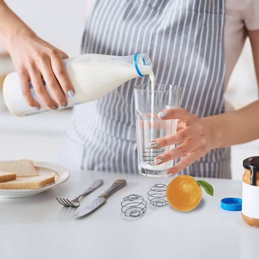2Pcs Stainless Steel Bottle Mixer Ball, Shaker Balls, Protein Shaker Ball, Blender Balls