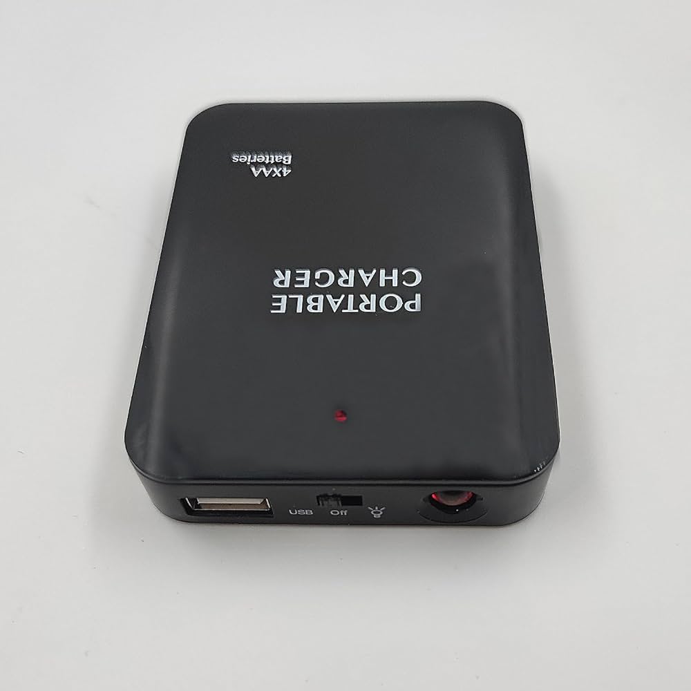 Problems Solved portable battery operated charger and emergency power bank with compact design for on-the-go charging needs.