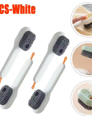 Soap Dispensing Cleaning Brush Soft Bristles 4PCS - Problems Solved