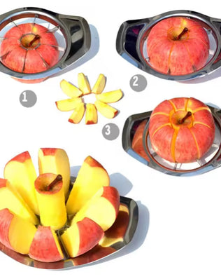 Stainless Steel Apple Cutter & Fruit Divider - Problems Solved