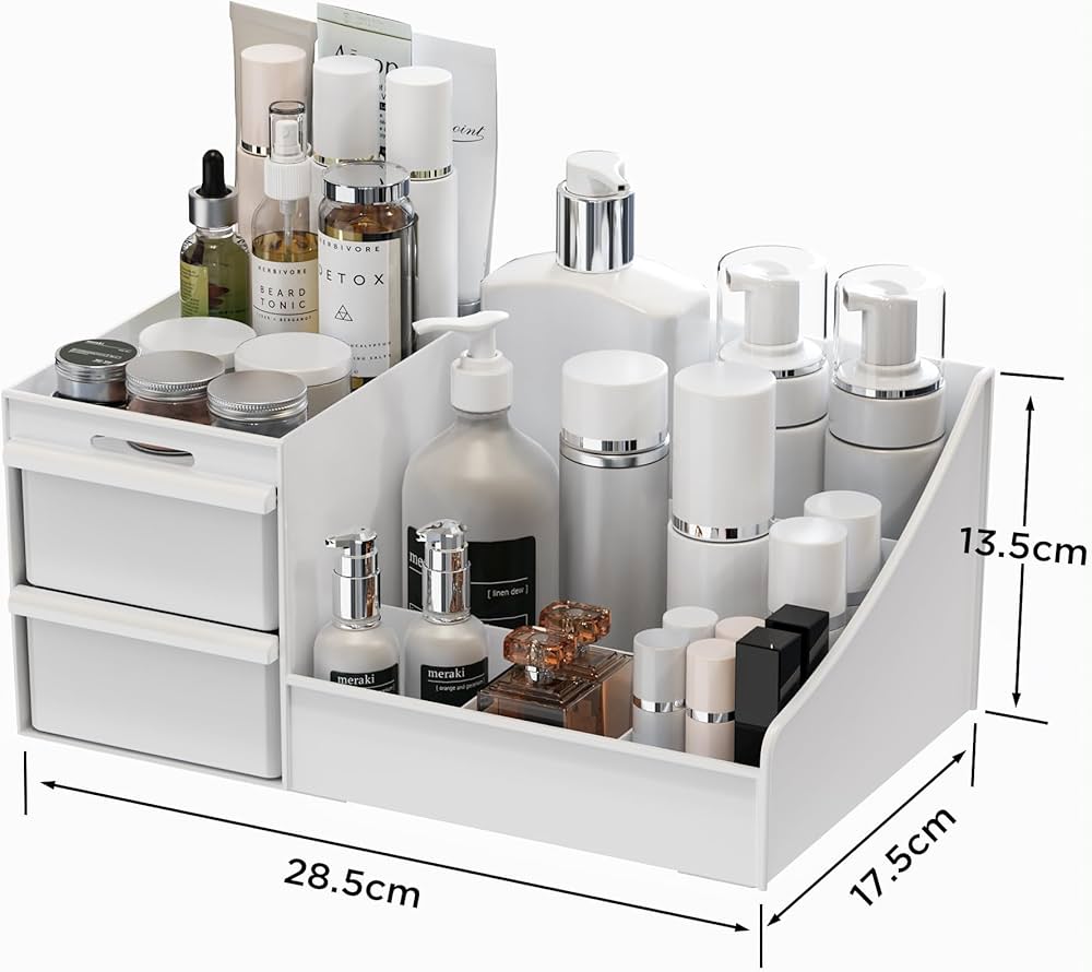 Makeup Organizer Storage Drawers, Large Capacity Cosmetic Organisers