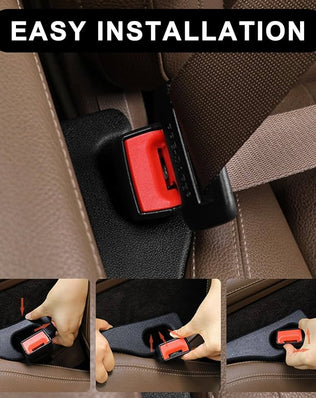 2 Pack Car Seat Gap Filler Car Seat Interior Universal Fit PU Leather Car Seat Gap Plug