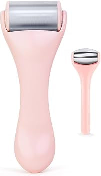 Ice Roller for Face and Eye 2 Pcs, Face Roller Skin Care for Puffiness, Migraine, Pain Relief