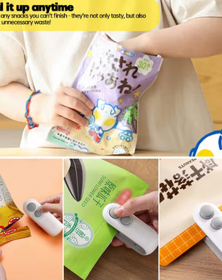 2-in-1 Rechargeable Mini Bag Sealer - Problems Solved