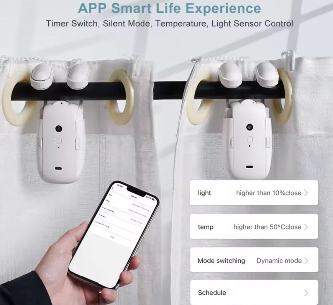Smart Automatic Curtain Opener - Problems Solved