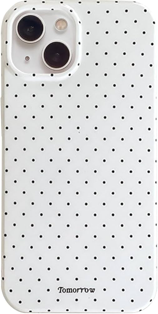 Reownest Case for iPhone 13 iPhone 14 with Cute Polka Dot Pattern Aesthetic Design