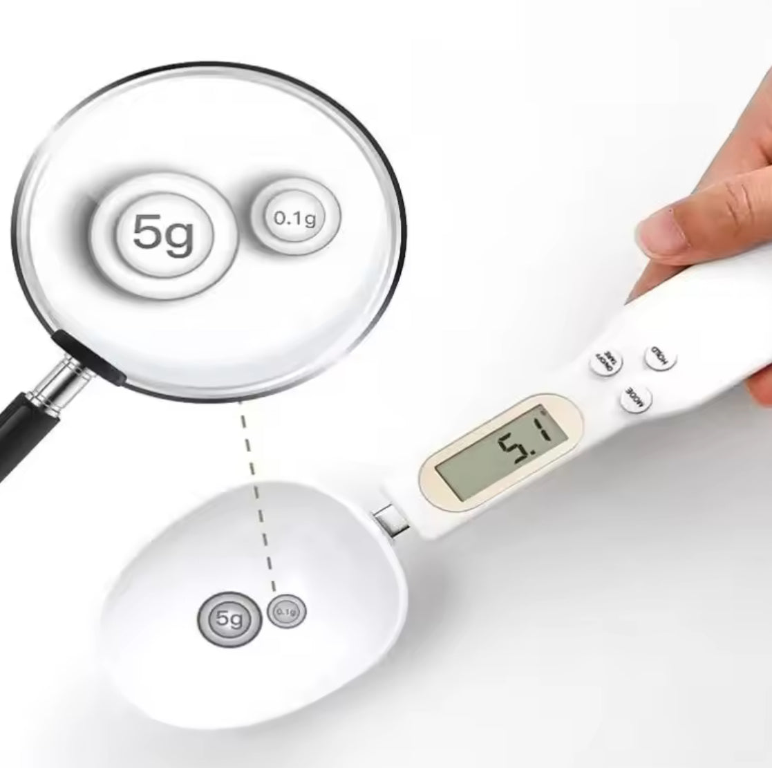 Digital LCD Adjustable Measuring Spoon Scale - Problems Solved