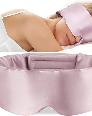 Silk Sleep Mask for Women Men, Mulberry Silk Eye Sleeping Mask