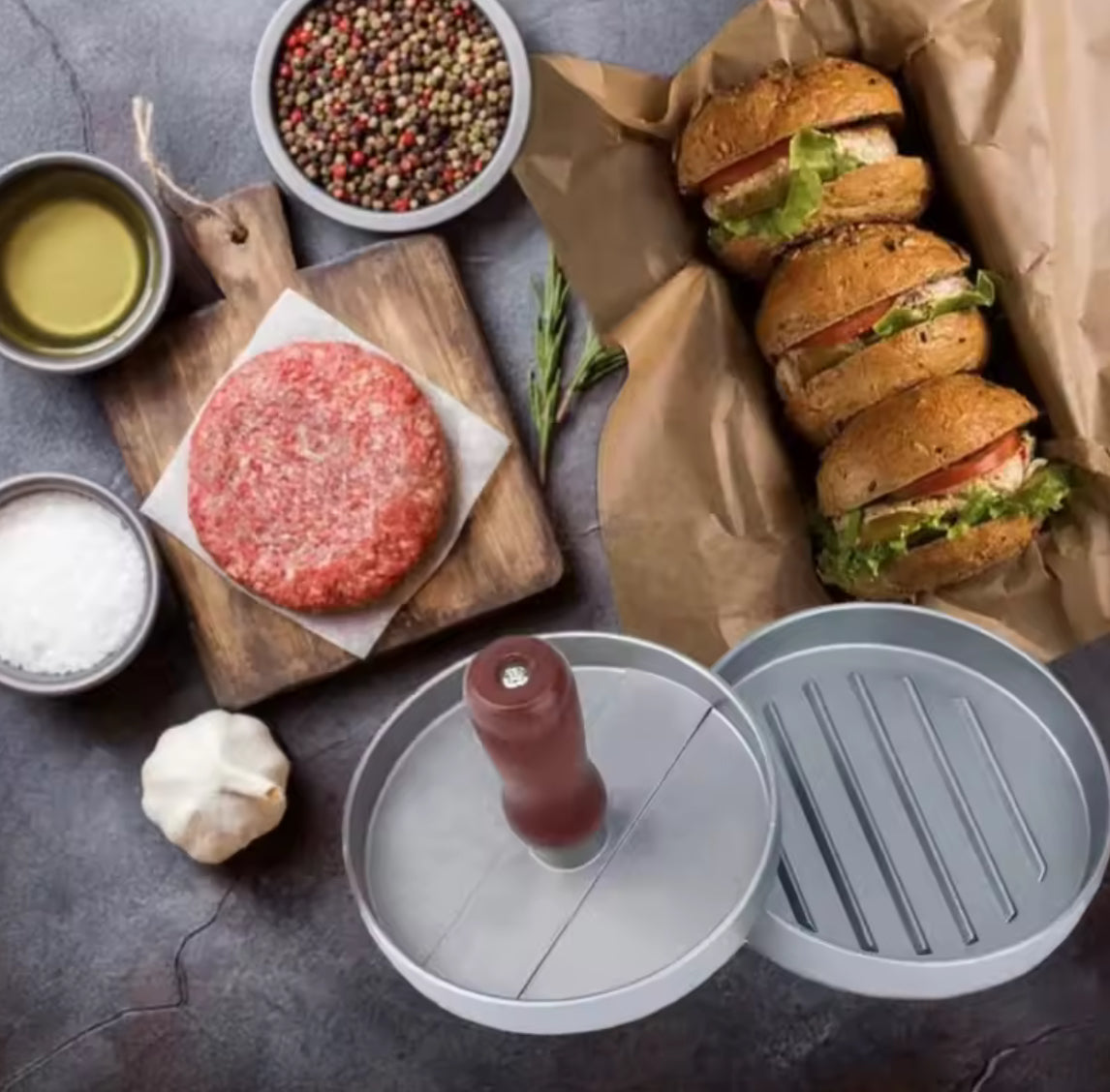 Burger Press Non-Stick Hamburger Patty Maker - Problems Solved