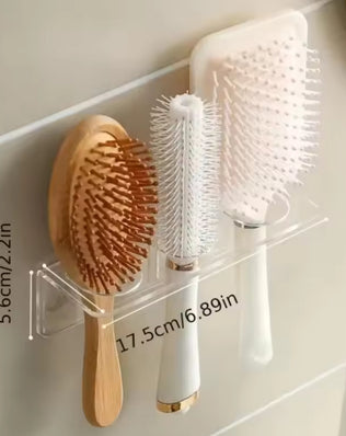 Acrylic Comb Holder Organizer Storage Shelf Clear Transparent - Problems Solved