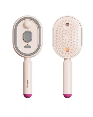 Electric Spray Air Massage Comb, Anti-Tangle & Essential Oil Mist Hair Straightener Brush